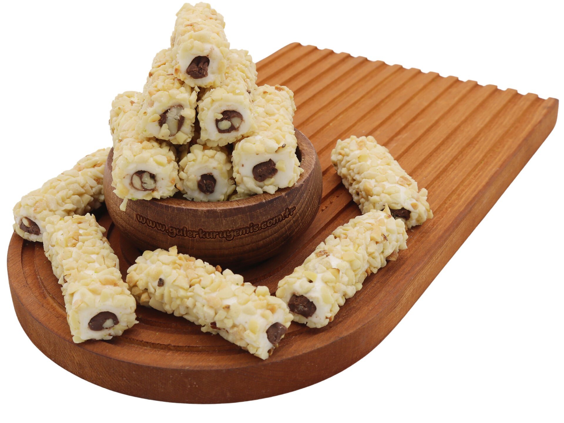 Fındık Parçacıklı Çikolatalı Lokum